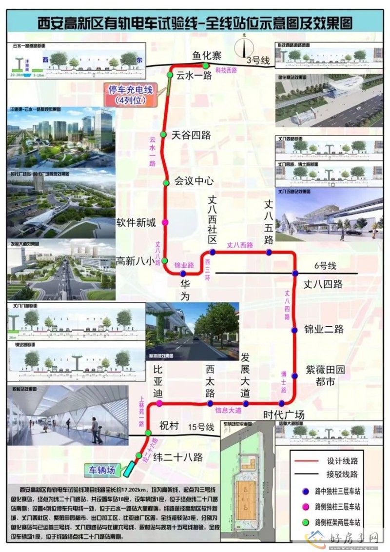 西安首条“云巴”市政线年底开通 沿线楼盘有哪些？            </h1>(图2)